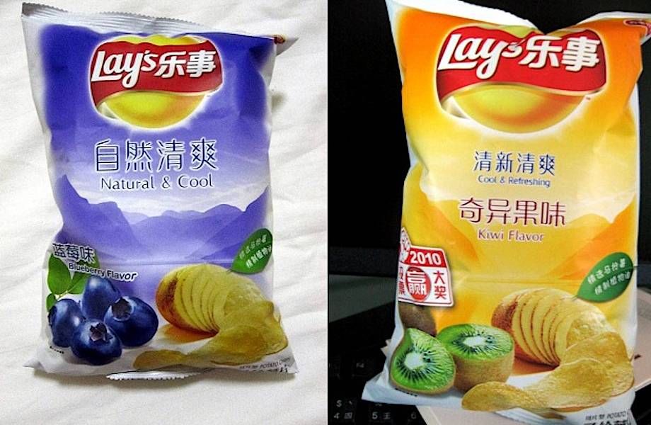 Чипсы с самыми невероятными вкусами из разных стран мира