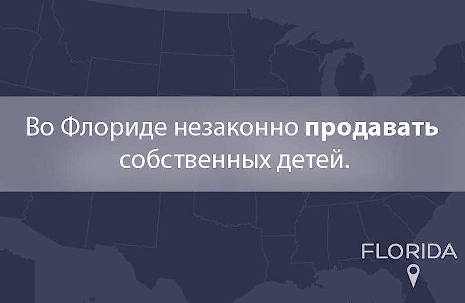 20 самых дурацких и странных законов США