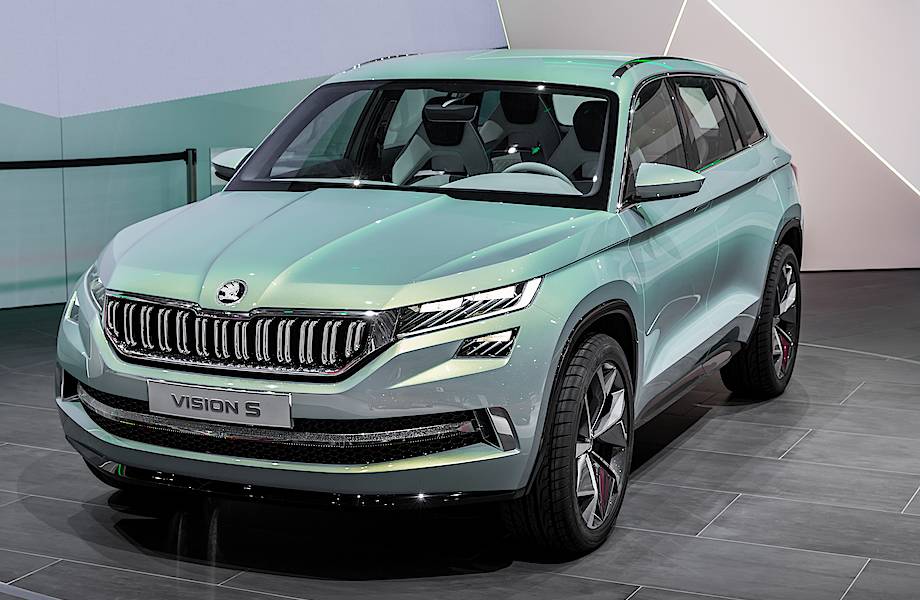 SKODA VisionS: в Женеве представлен концепт нового SUV