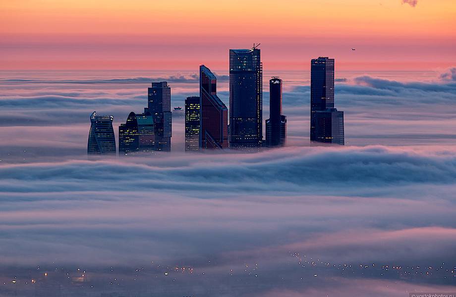 Москва под облаками