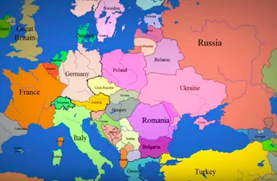 За 3 минуты вы увидите, как менялись границы стран на протяжении последней 1000 лет