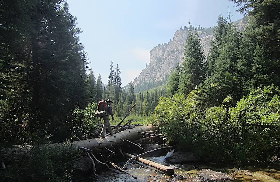 Солнечное затмение в национальном парке Sawtooth Wilderness