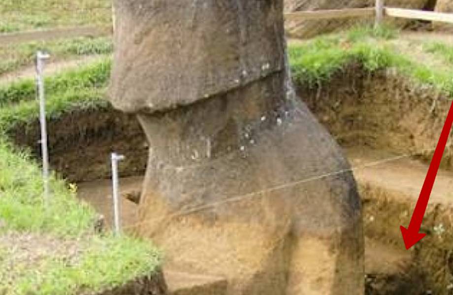 Что находится под таинственными головами на острове Пасхи