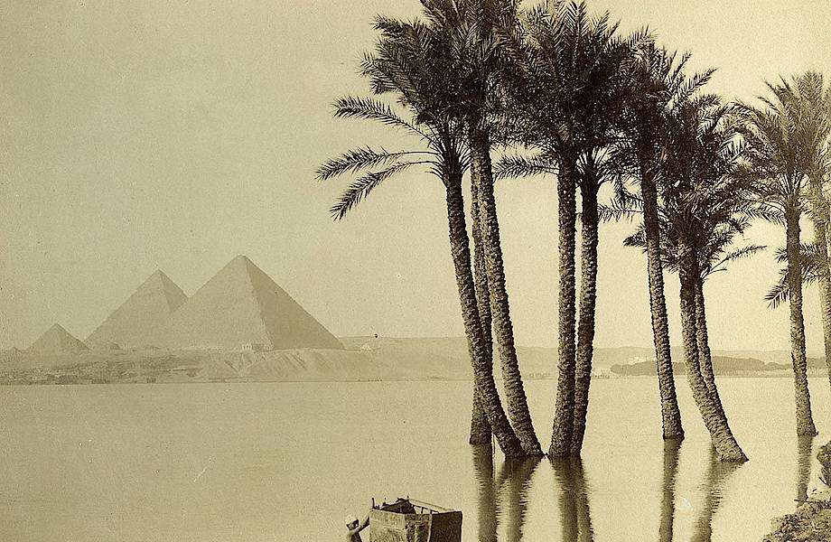Древние чудеса Египта и его жители в 1800-х годах на фотографиях братьев Зангаки