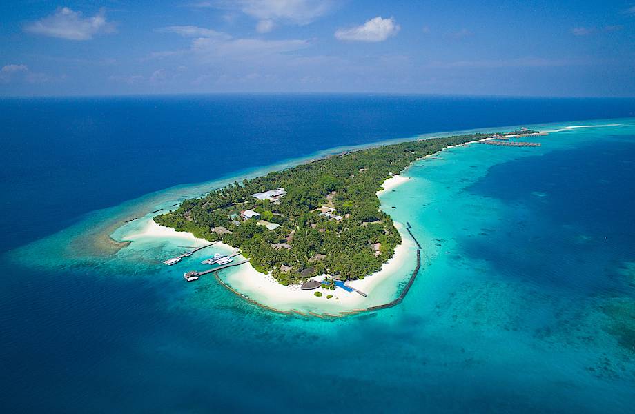 В Kuramathi Island Resort очистили лагуну, окружающую остров-отель