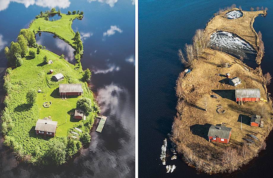 Фотограф запечатлел фантастическую красоту финского острова Котисаари в 4 сезонах