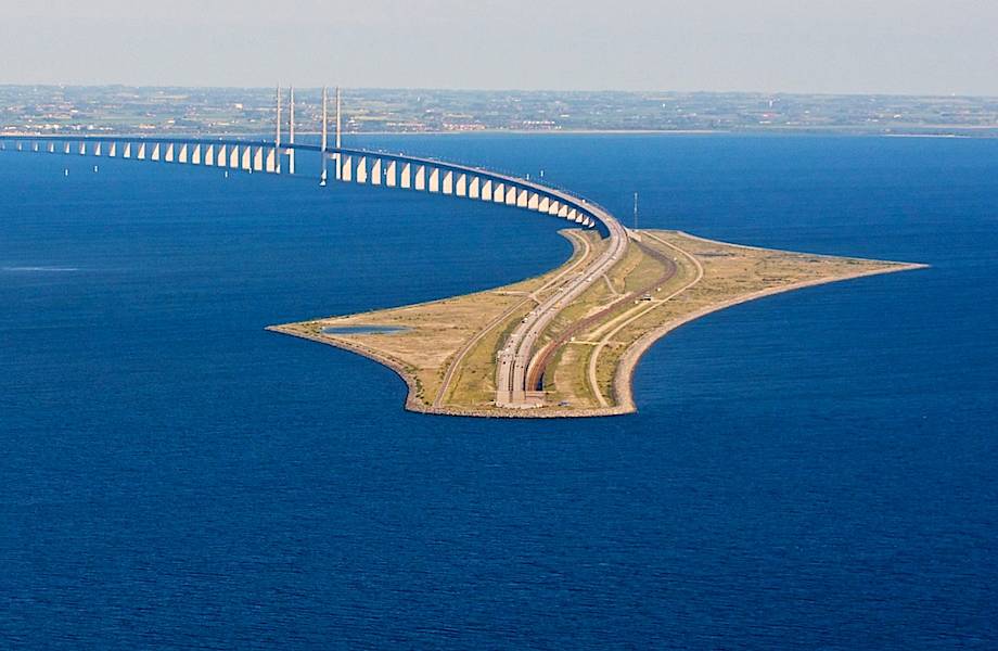 Эресуннский мост: самый необычный мост Европы, который уходит под воду 