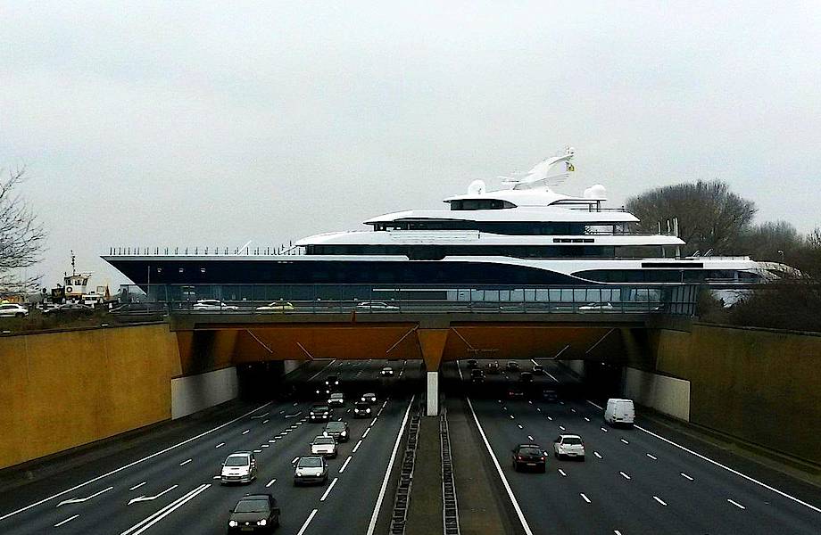 Водный мост: оригинальное инженерное сооружение, по которому плавают корабли