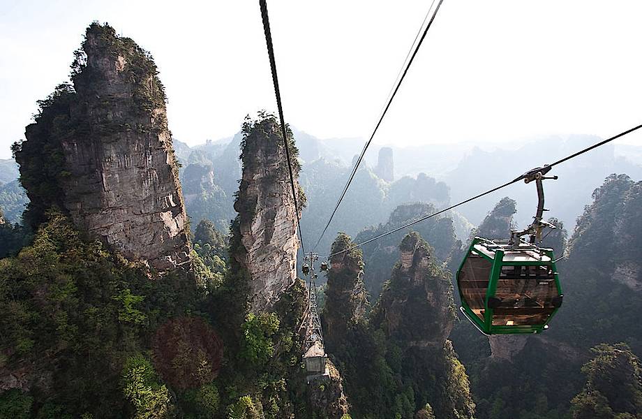 Три канатные дороги необычного предназначения