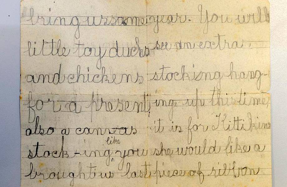 Что хотели дети на Рождество в прошлом: нашли письмо Санте, которому 120 лет