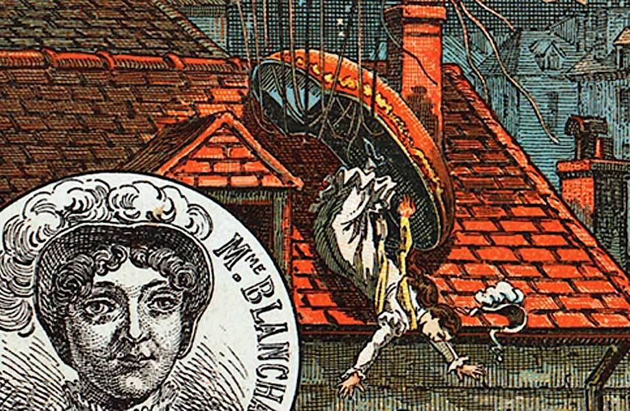 Софи Бланшар — первая женщина-воздухоплаватель, совершавшая полеты в одиночку