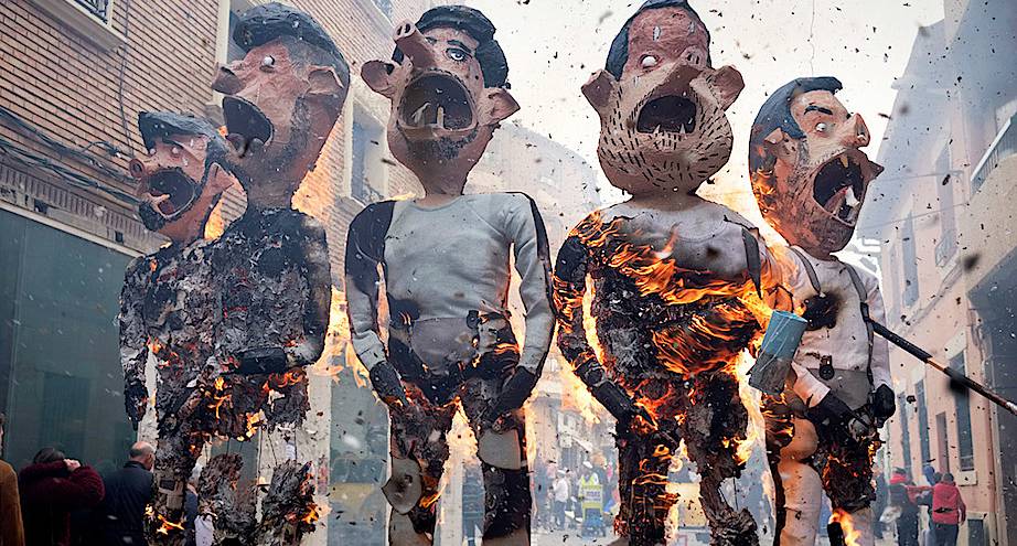 Фото дня: сожжение Иуды