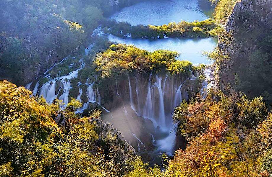 Плитвицкие озера в Хорватии: как на одной реке возникло так много озер и водопадов
