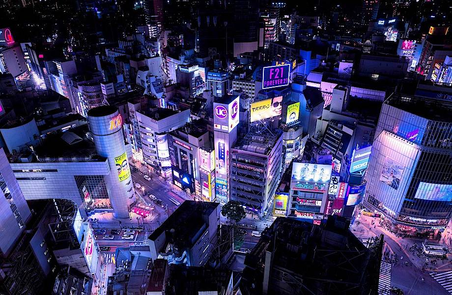 Фотограф отдает дань уважения японской культуре киберпанк
