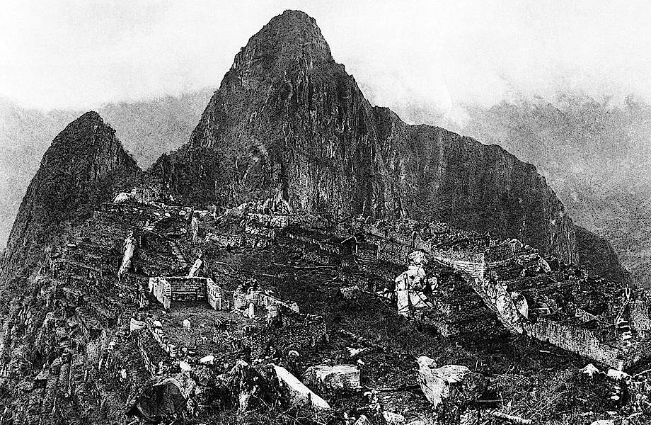 История в фото: первый снимок Мачу-Пикчу, еще заросшего джунглями