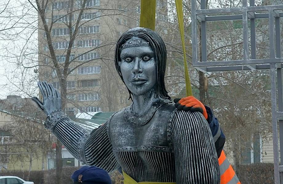 Горожан испугала новая статуя ходоку Аленушке, и ее демонтировали спустя трое суток