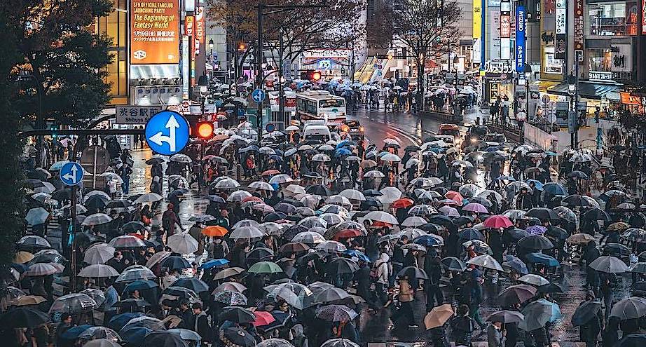 Фото дня: пешеходный переход в Токио