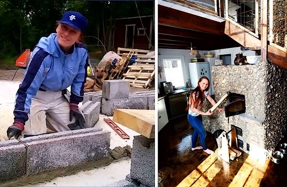 Мать-одиночка своими руками построила дом, который приснился ей во сне Мать-одиночка своими руками построила дом, который приснился ей во сне