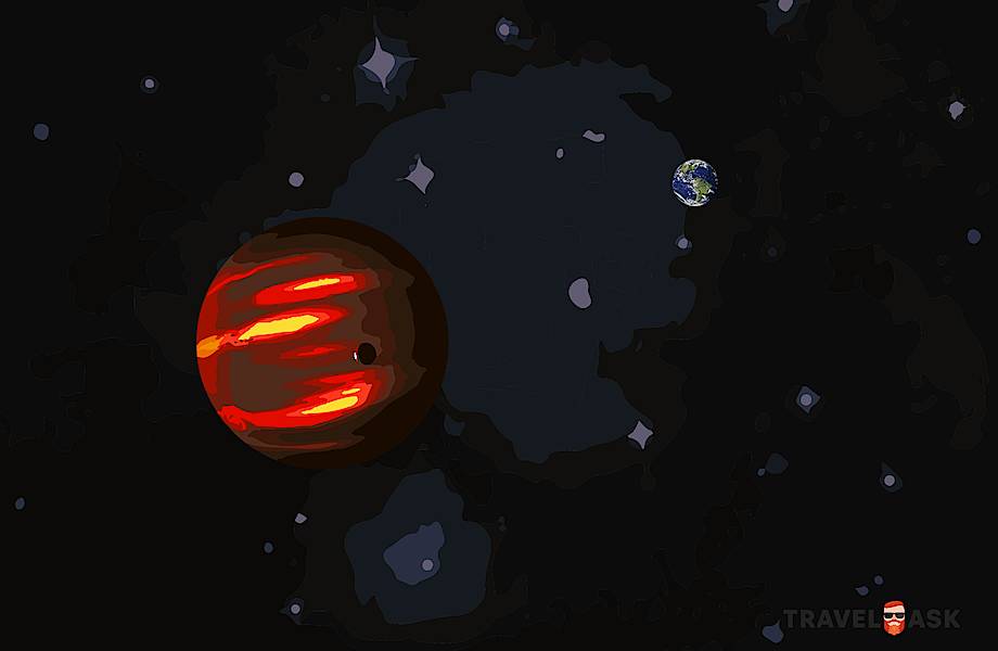 Инфографика: TrES-2b — самая темная планета во Вселенной 