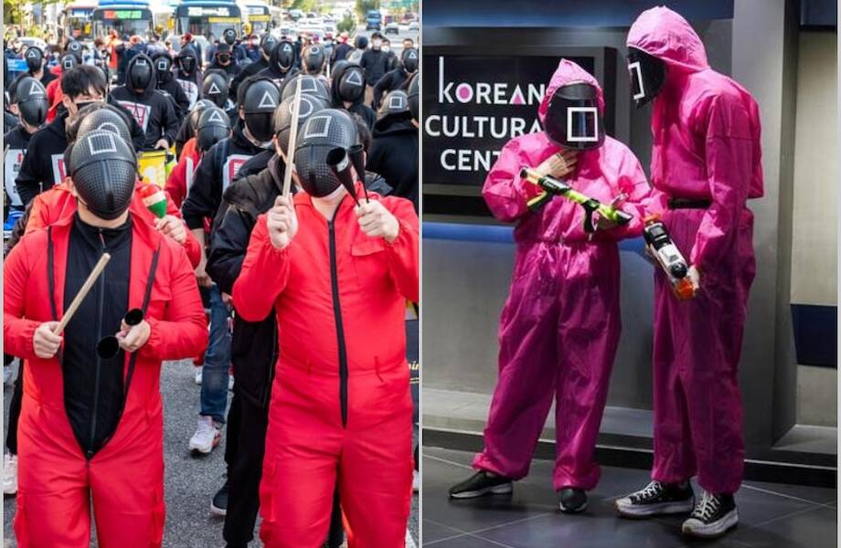 16 фото странной «Игры в кальмара», которая захватила мир
