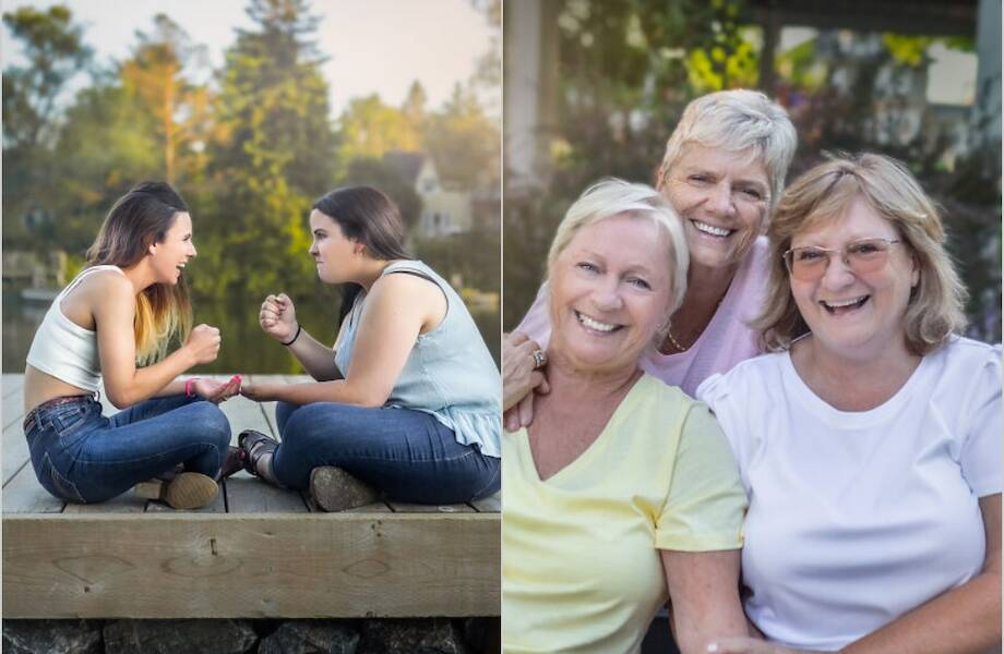 Фотограф показал удивительное внешнее сходство и близость 15 сестер Фотограф показал удивительное внешнее сходство и близость 15 сестер