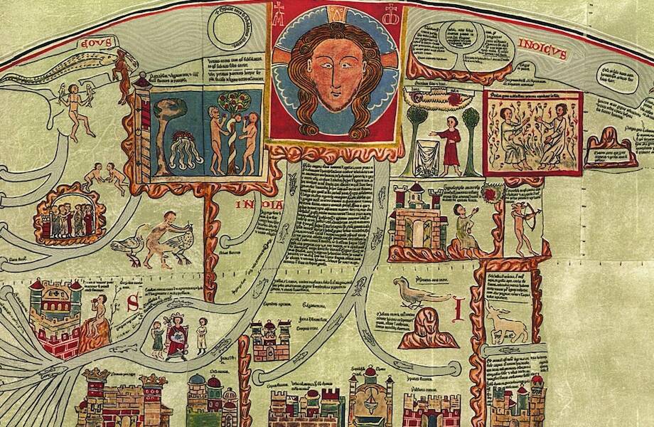 8 чудесных карт, на которых совместили историю, мифы и искусство