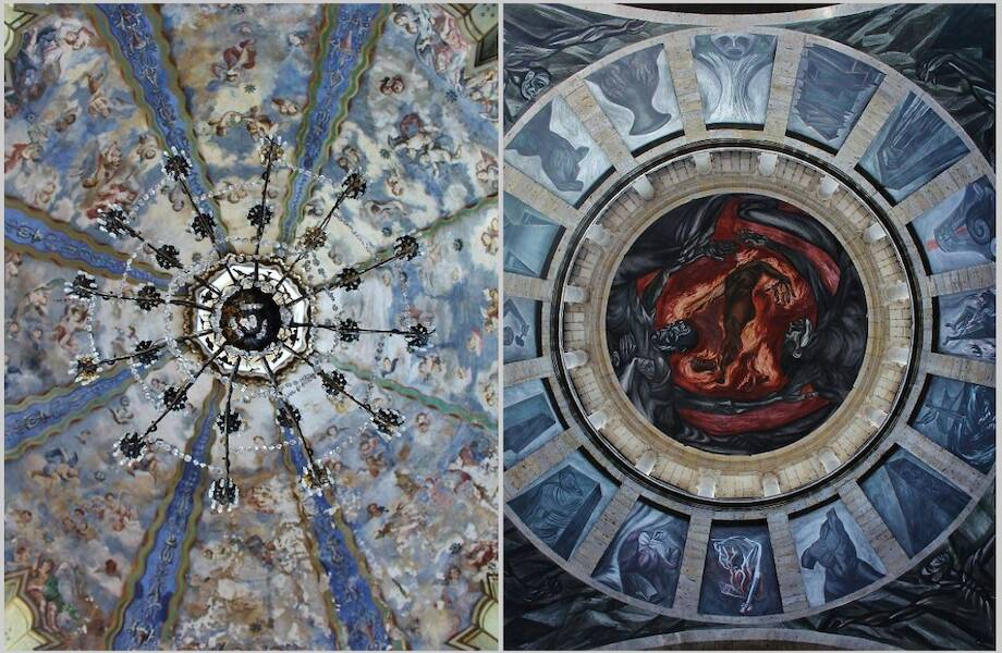 12 чудесных снимков о том, насколько прекрасны купола в храмах Мексики