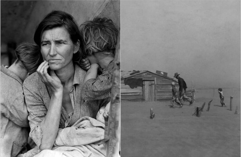 15 кадров пыльных бурь, которые обрушились на Северную Америку 90 лет назад
