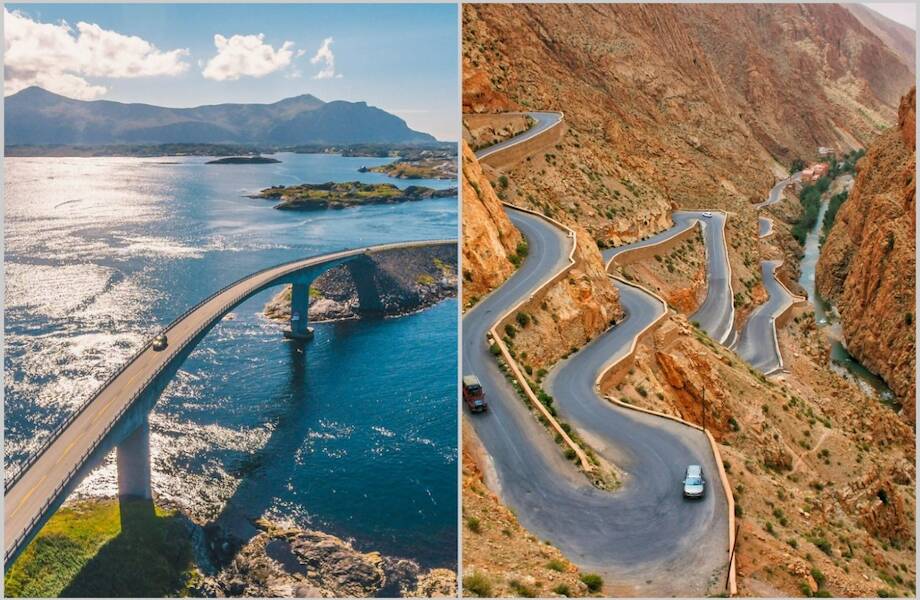 Все автолюбители оценят: 12 самых красивых дорог мира