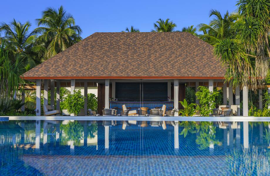 Большие огни джунглей в Dhigali Maldives