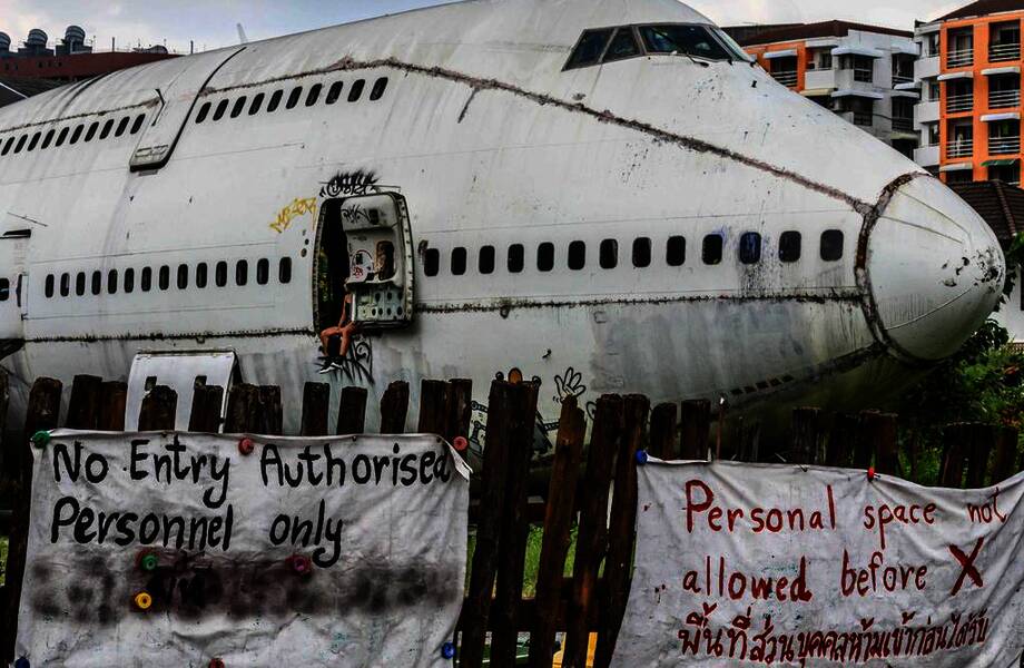 В Таиланде кладбище самолетов превратили в жилые дома