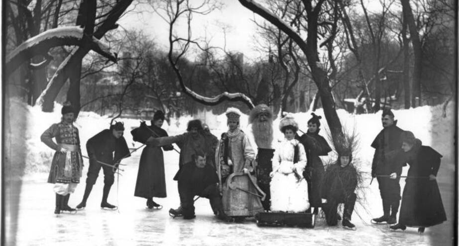 Фото дня: в рождественские праздники, 1900